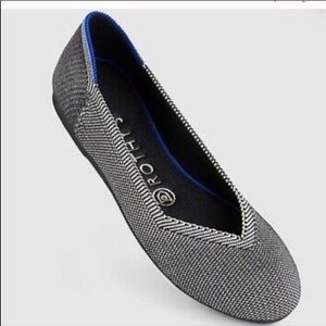 Rothy’s Grey Birdseye Round Toe Slip On Retired 6